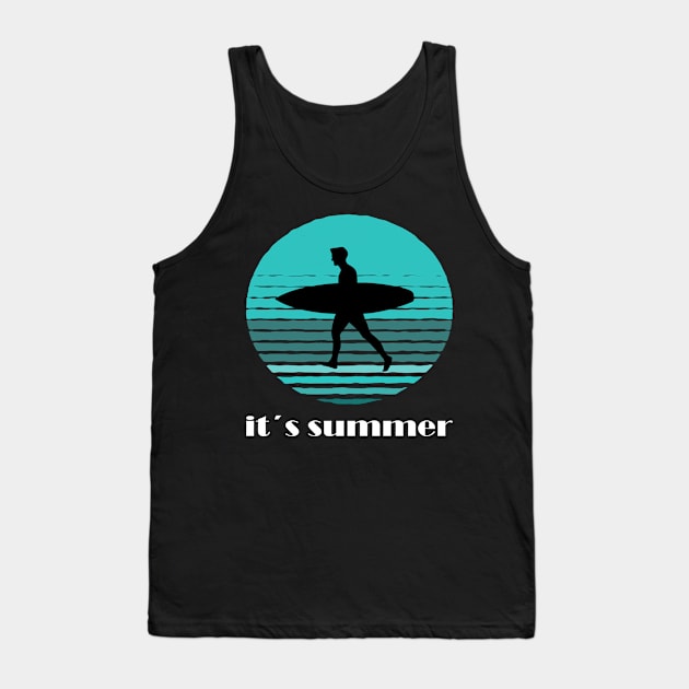 Surfing girl is the best windsurfing Tank Top by KK-Royal